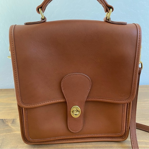 SOLD Coach Vintage Willis Station Satchel Leather 5130 - Picture 2 of 16